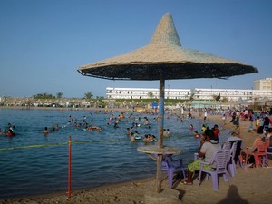 Balneário de Hurghada, região turística do Egito (Foto: AFP PHOTO/STR)