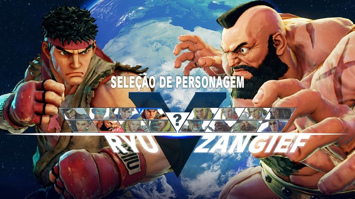 Os 16 personagens iniciais de Street Fighter 5 são bastante diversificados (Foto: Reprodução/Caio Fagundes) Os 16 personagens iniciais de Street Fighter 5 são bastante diversificados (Foto: Reprodução/Caio Fagundes)
