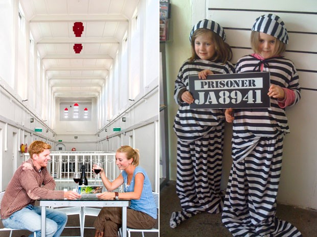 Hóspedes no albergue da juventude Jailhouse Acommodation, na Nova Zelândia (Foto: Divulgação/Jailhouse)