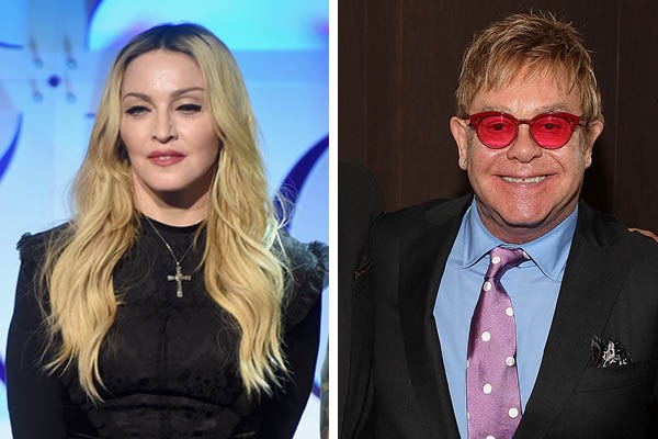 Madonna e Elton John (Foto: Getty Images)