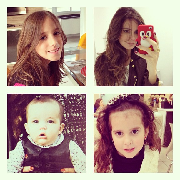 Veral Viel e filhas (Foto: Instagram / Reprodução)