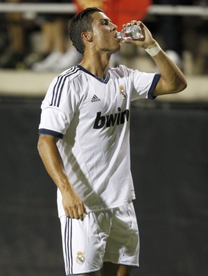 Cristiano Ronaldo no amistoso do Real Madrid (Foto: Reuters)