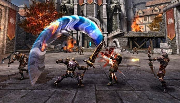 Jogo traz combates épicos no estilo God of War (Foto: Divulgação)