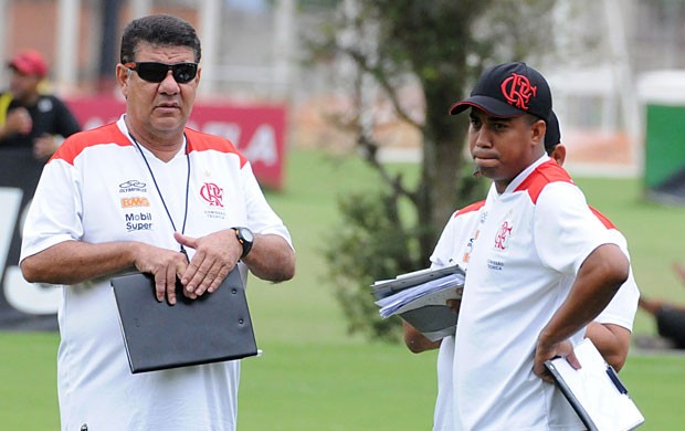Joel Santana treino Flamengo (Foto: Alexandre Vidal / Fla imagem)