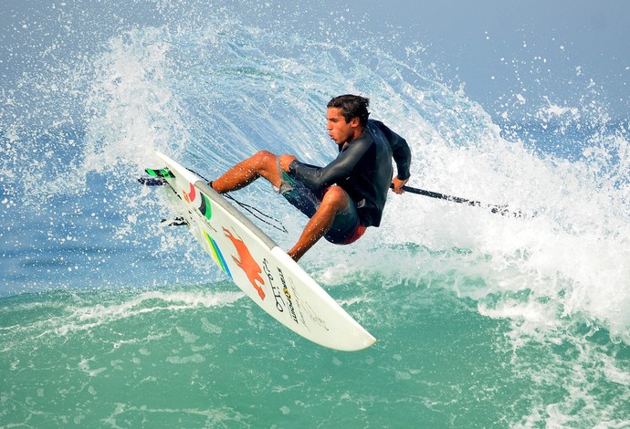 StandUp Paddle Caio Vaz e Ian Vaz (Foto: Alexandre Durão)