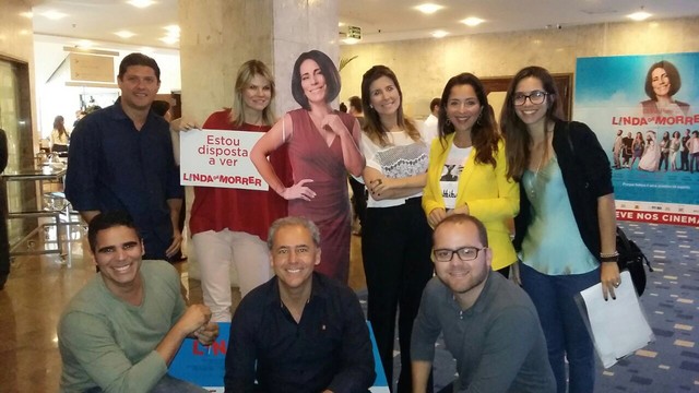 Jornalistas das Afiliadas Globo convidadas e Globo Filmes (Foto: Arquivo Pessoal/Cristiane Amaral)