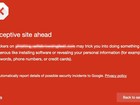 Chrome vai bloquear páginas que exibam conteúdo ‘enganoso’