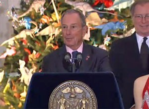 Michael Bloomberg apresenta números do turismo (Foto: NYC Govt/Divulgação)