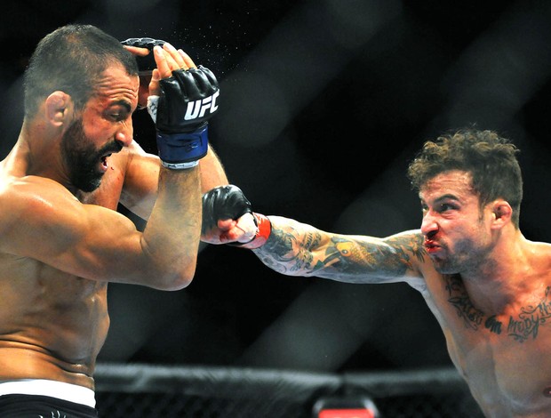 Cristiano Marcello e Reza Madadi, UFC RIO III (Foto: André Durão / Globoesporte.com)