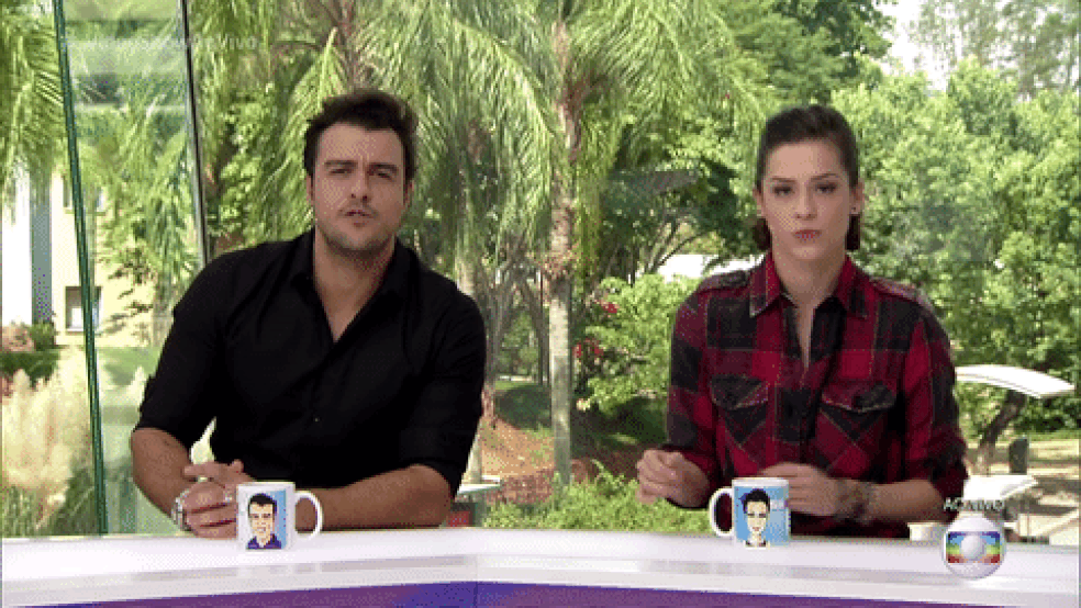 Sophia só no ombrinho (Foto: TV Globo)