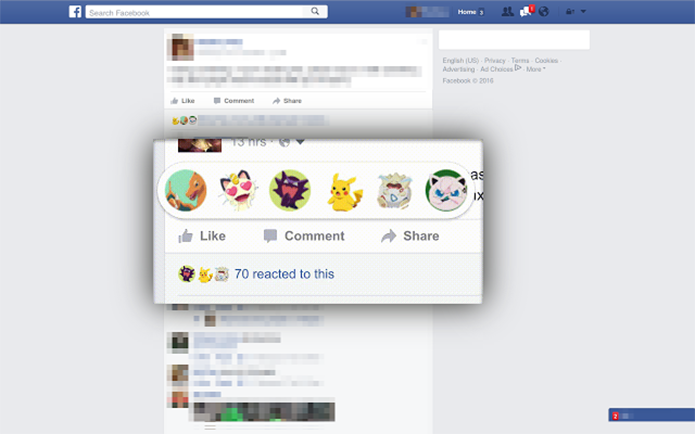 Reaction Packs muda a aparência das reações em posts da rede social (Foto: Divulgação)