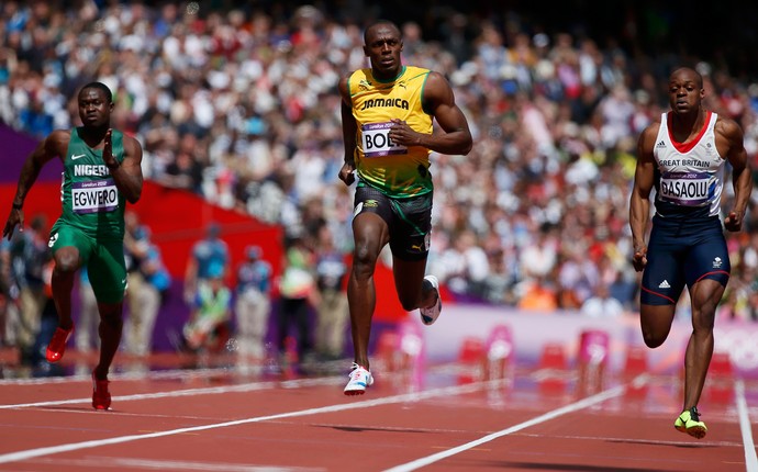 usain bolt atletismo londres 2012 (Foto: Agência Reuters)