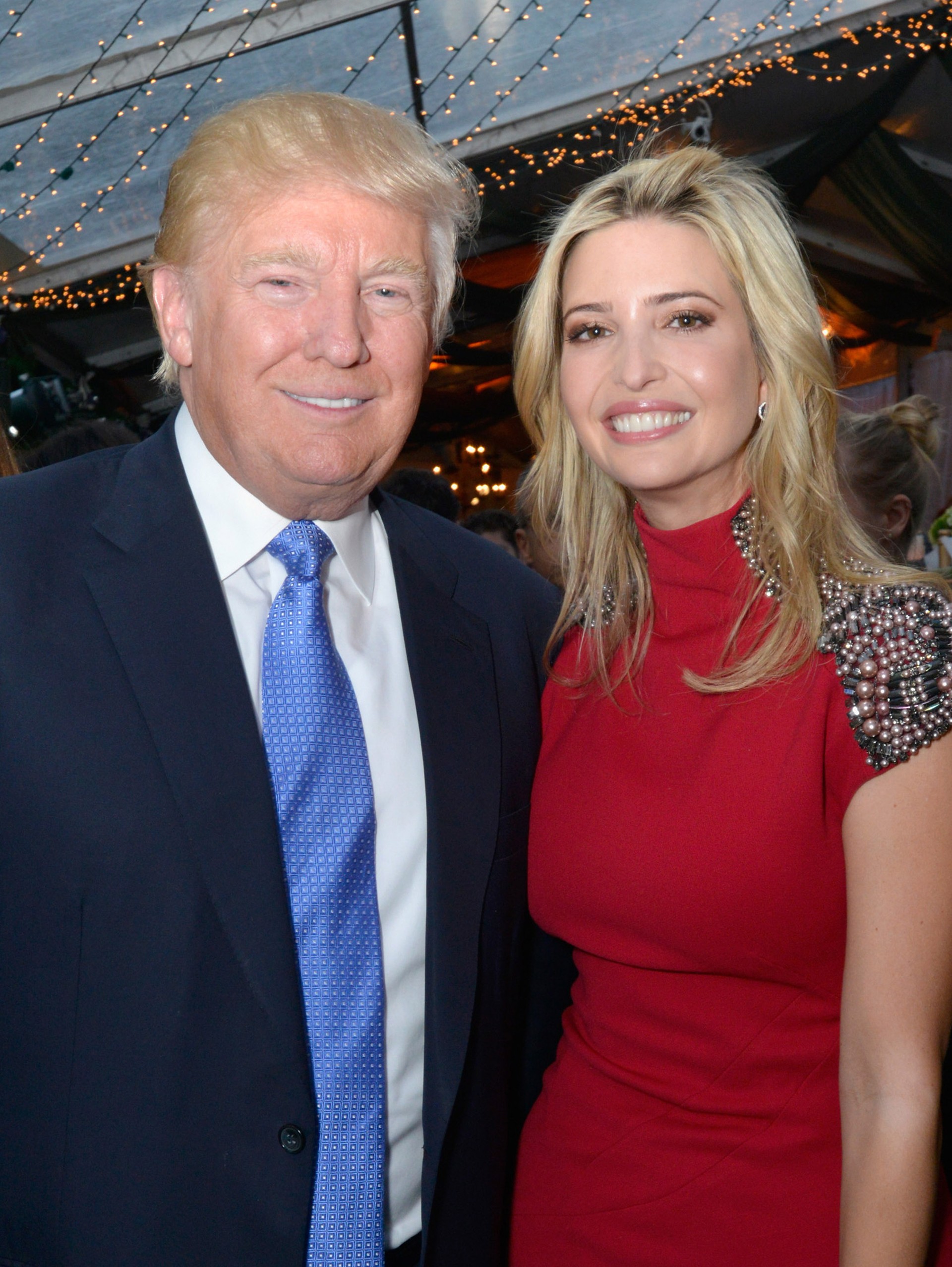A modelo e mulher de negócios Ivanka é a herdeira do império de Donald Trump, do ramo de construção.  (Foto: Getty Images)