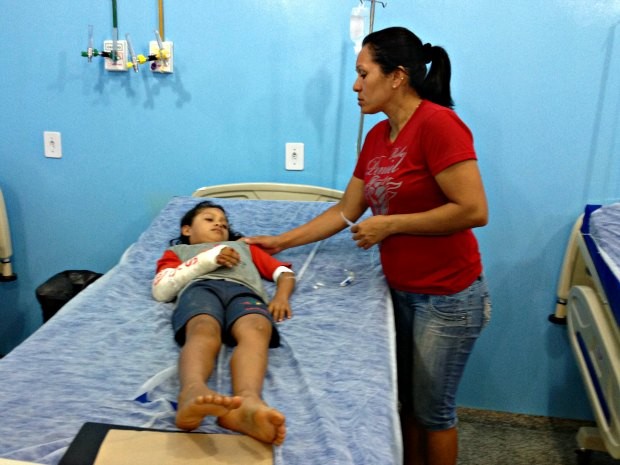Yasmin Nauane deverá receber alta nesta quinta-feira (Foto: Ivanete Damasceno / G1)
