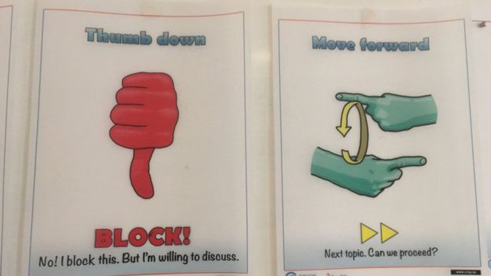  A firma estabeleceu regras de etiqueta para as reuniões. (Foto: BBC)