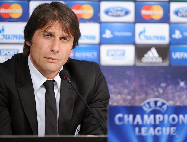 Antonio Conte coletiva Juventus (Foto: EFE)