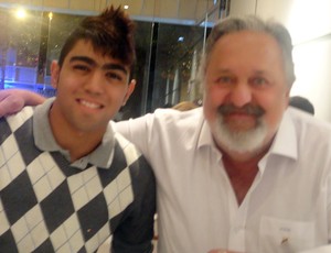 Gabigol e Luis Alvaro Ribeiro Santos (Foto: Arquivo Pessoal) Gabigol e Luis Alvaro Ribeiro Santos (Foto: Arquivo Pessoal)