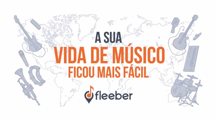 Fleeber ajuda artistas a encontrar parceiros musicais (Foto: Reprodução/Fleeber) Fleeber ajuda artistas a encontrar parceiros musicais (Foto: Reprodução/Fleeber)