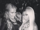 Que dupla! Paris Hilton e Nicki Minaj vão a show de Jay-Z