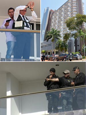 FIM SEQUESTRO 2 (Foto: Evaristo Sa/AFP, José Cruz/Agência Brasil e Reprodução/Globo News)