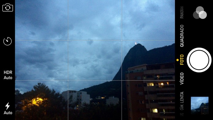 Ative a grade nas configurações da câmera para te ajudar a seguir a regra dos terços (Foto: Reprodução/Juliana Pixinine)