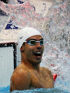 Daniel Dias comemora ouro nos 100m peito SB4 (Foto: Getty Images)