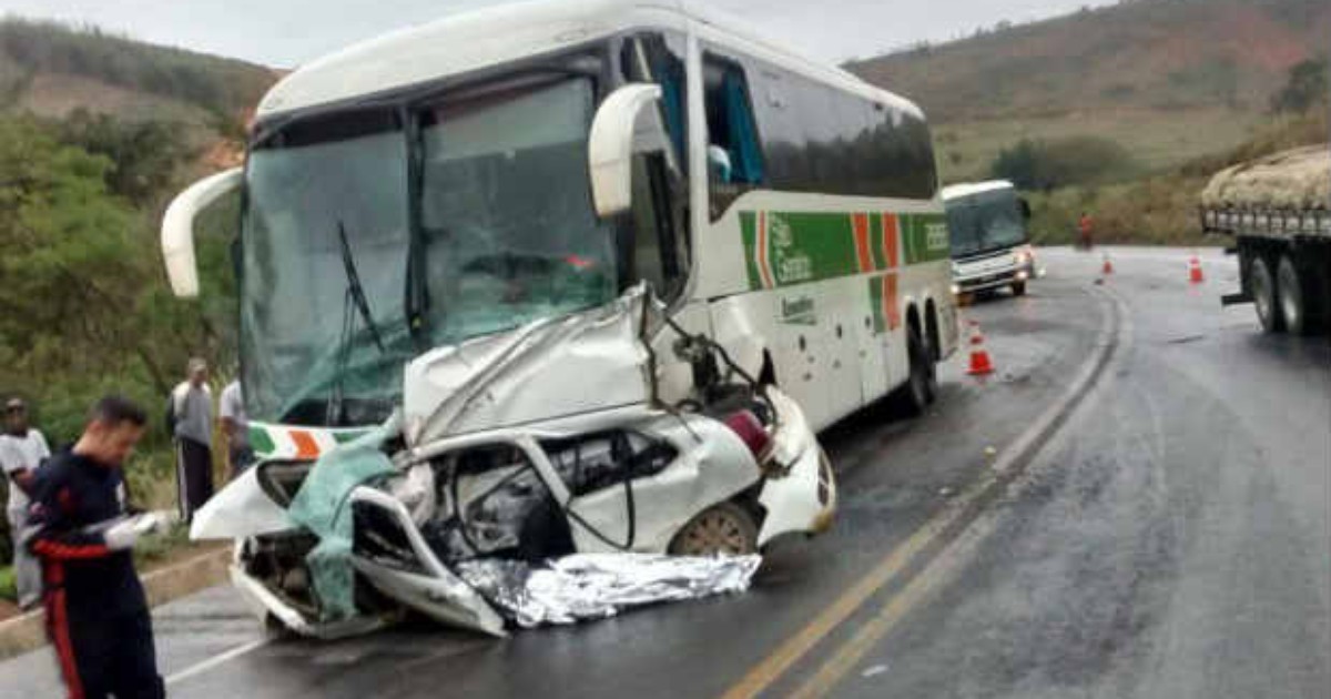 G1 Acidente Entre Carro E ônibus Deixa Morto E Feridos Na Br 116 Em