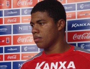 Douglas Tanque, ex-Corinthians, atacante do Paraná Clube (Foto: Fernando Freire/GLOBOESPORTE.COM)