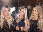 Veridiana Freitas, Janaina Santucci e ex-BBB Cacau badalam