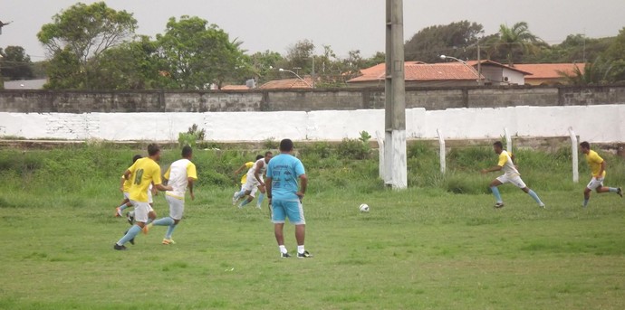 Treino do Parnahyba no CT Petrônio Portela (Foto: Gláucio Resende)