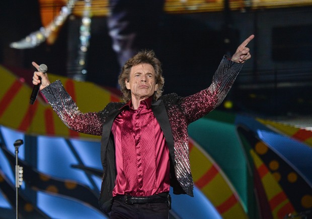 Mick Jagger em show do grupo Rolling Stones em Havana, em Cuba (Foto: Yamil Lage/ AFP)