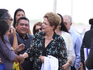 Dilma entrega unidades do Minha Casa, Minha Vida em Roraima (Foto: Inaê Brandão/G1 RR)