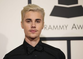 Justin Bieber na premiação do Grammy (Foto: REUTERS/Danny Moloshok)