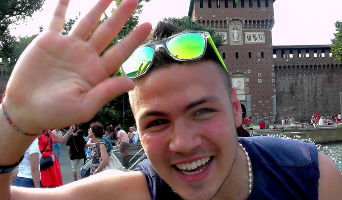 Gianluca Farano supporter italy believe penta (Photo: Claudia Garcia)