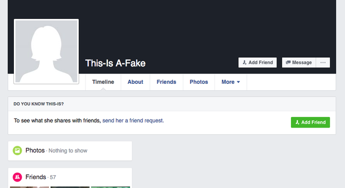 Procure não aceitar amizade de perfis falsos no seu Facebook (Foto: Reprodução/Felipe Vinha)
