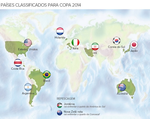 Info_PAISES-CLASSIFICADOS_Copa-2014-b (Foto: Infoesporte)