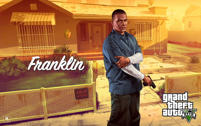 Franklin Clinton de GTA 5 (Foto: Divulgação/Rockstar)