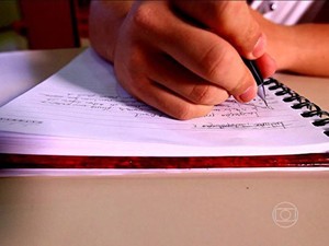 Treine para fazer uma boa redação no Enem (Foto: Reprodução/TV Globo)