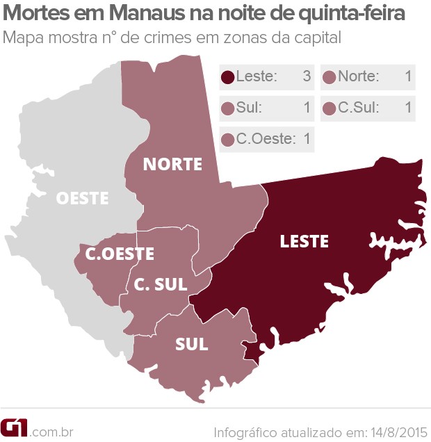 Arte mortes manaus (Foto: Arte G1&#39;)