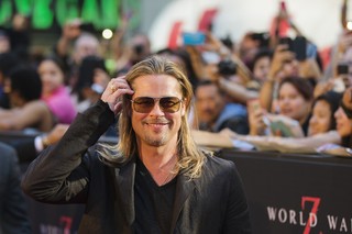 Brad Pitt em pré-estreia de filme em Nova York, nos Estados Unidos (Foto: Lucas Jackson/ Reuters)