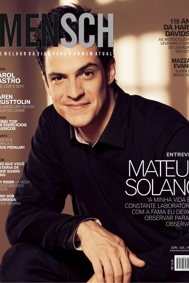 Mateus Solano na revista MENSCH (Foto: Rodrigo Lopes/Revista MENSCH)