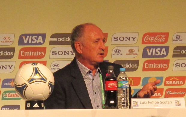 Luiz Felipe Scolari felip&atilde;o parreira sele&ccedil;&atilde;o brasileira copa das confedera&ccedil;&otilde;es coletiva (Foto: Leandro Can&ocirc;nico/Globoesporte.com)