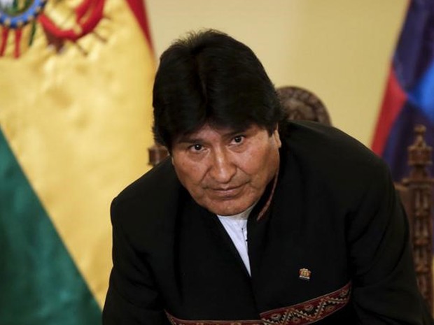 Presidente da Bolívia, Evo Morales, no Palácio Presidencial de La Paz, em foto de terça-feira (22) (Foto: David Mercado/ Reuters)