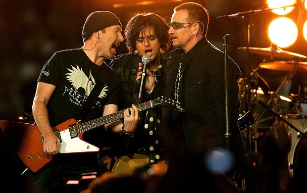 U2 e Green Day (Foto: Agência Getty Images)