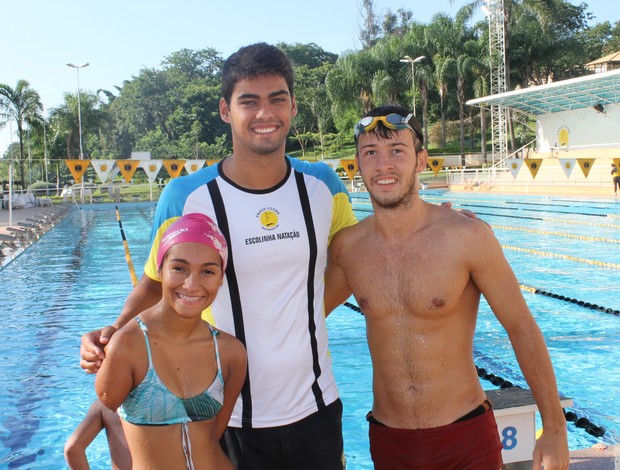 Novos integrantes do natação do Praia Clube (Foto: Divulgação/Praia Clube)
