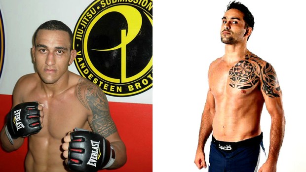 Rodrigo Zói Lima é o adversário do capixaba Henrique Sucuri no HCC 14 (Foto: Montagem sobre fotos de HCC e Instagram)