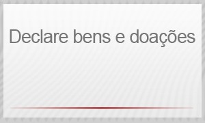 Selo - Declare bens e doações (Foto: G1) Selo - Declare bens e doações (Foto: G1)