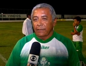 Sebastião Murilo, Dario, técnico do Palmeira de Goianinha (Foto: Reprodução/Inter TV Cabugi)