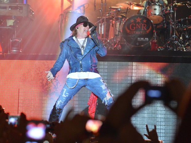 Show do Guns N’ Roses no Recife (Foto: Felipe Souto Maior/ Ag. News)