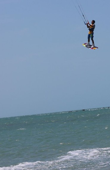 Polegar no Campeonato Brasileiro de Kitesurfe 2016 (Foto: Wenner Tito ) Polegar no Campeonato Brasileiro de Kitesurfe 2016 (Foto: Wenner Tito )